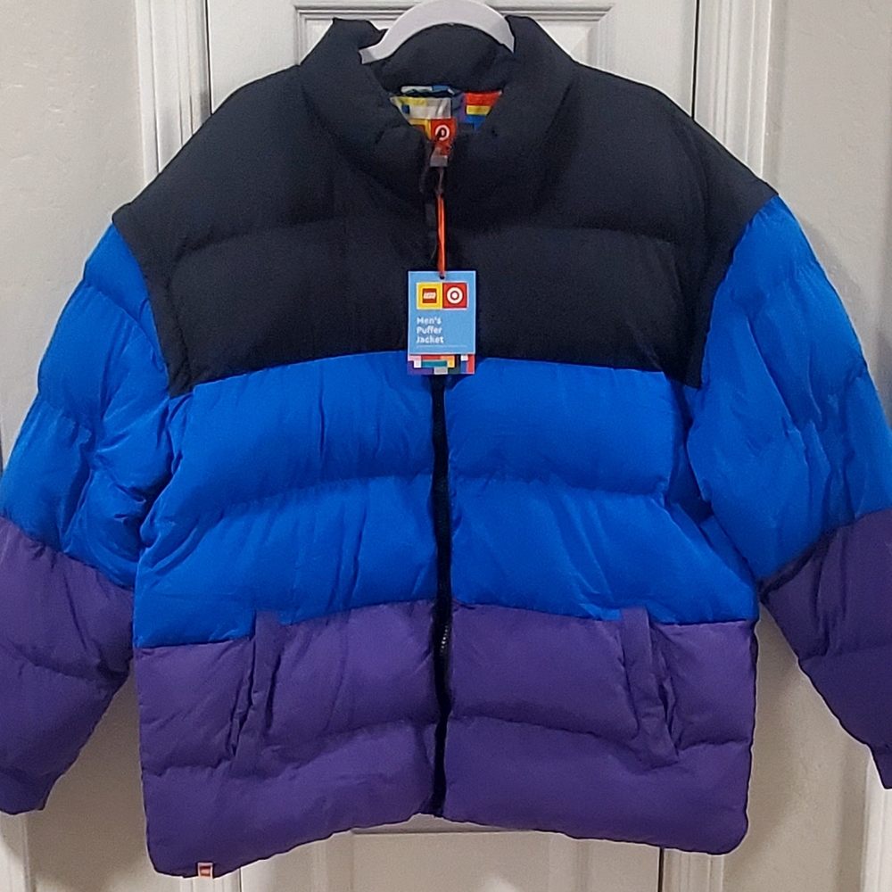 Men’s NWT Lego Target Puffer Vest/Jacket L